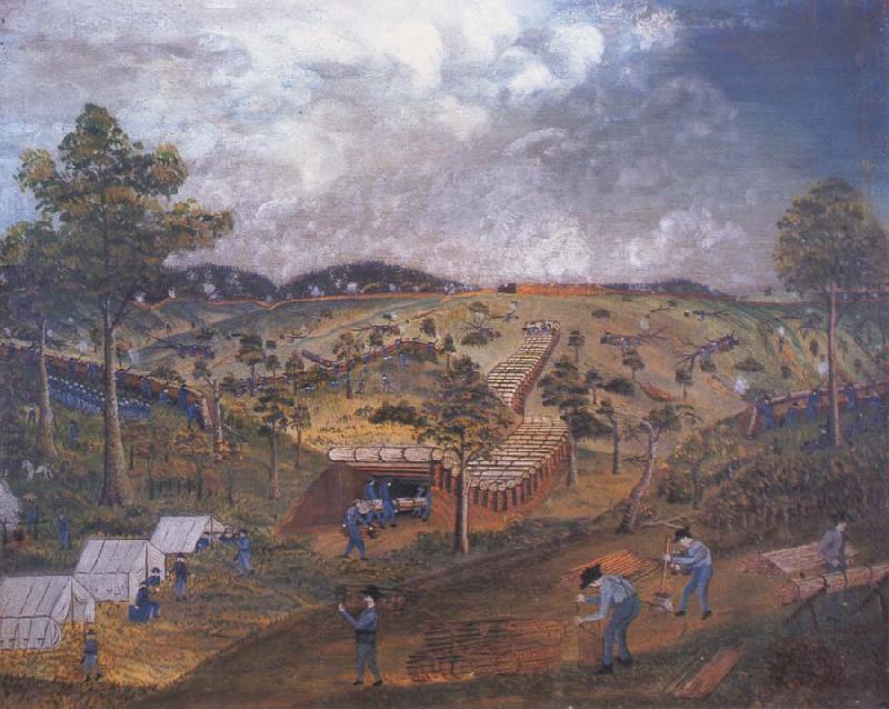 unknow artist Siege of Vicksburg oil painting picture